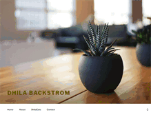 Tablet Screenshot of dhilabackstrom.com